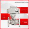 Yunduo DN40 Cast Steel Electric Flanged Ball Valve