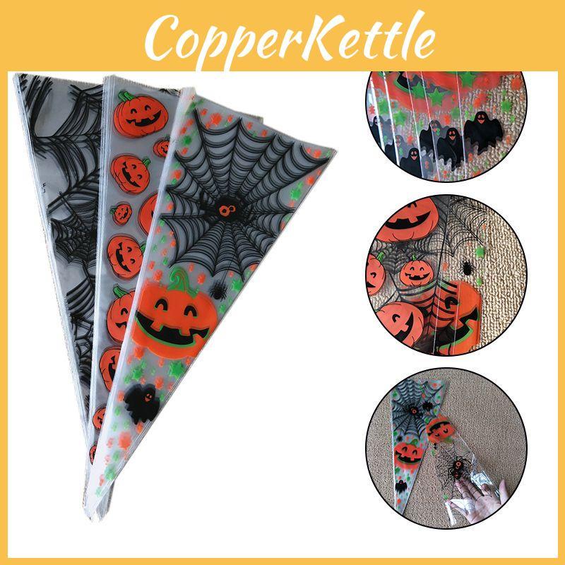 100 шт. Целлофановых конусных пакетов Стильные прозрачные пакеты для конфет для любого торжества