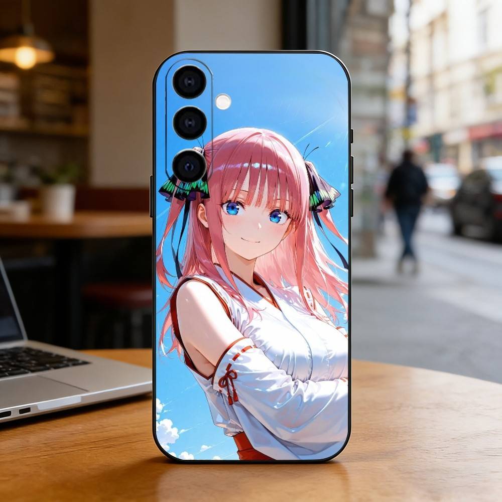 Чехол для телефона с изображением Аниме N-Нино Накано Для Samsung Galaxy A73,A72,A71,A70,A53,A52,A51, Мягкий Силиконовый Черный Чехол