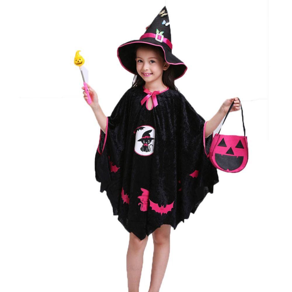 Clothes Halloween Witch Costume Glittery Mesh Dress Kid's Halloween Costume  Festival Party
