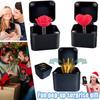3D Роза Сердце Выдвижная Подарочная Коробка-Сюрприз Забавная Игрушка-Розыгрыш Подарок на День Святого Валентина, День Рождения, Свадьбу для Гостя Домашний Декор