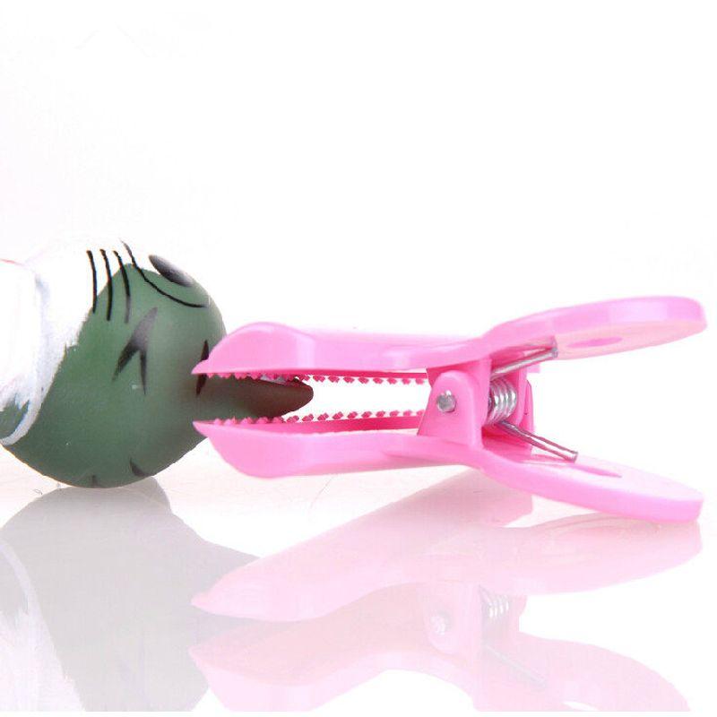 Color Plastic Ticket Holder Candy-Colored Clips Ticket Clips For Home Large Financial Transparent Document Folder Office Stationery