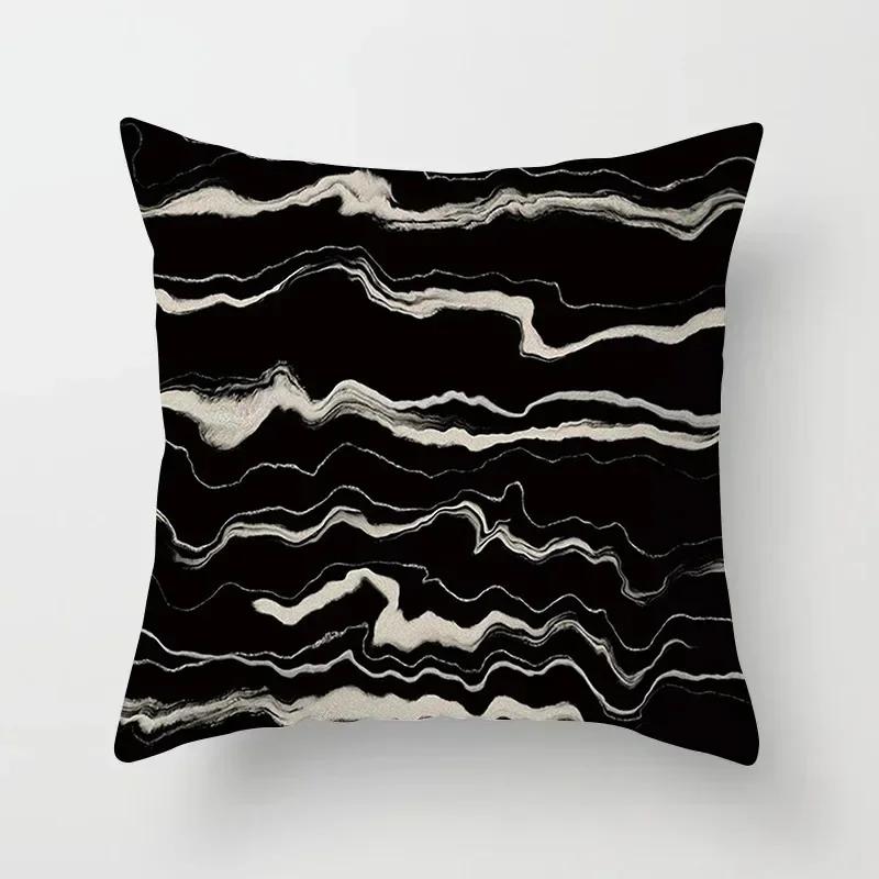 Чехол на подушку для офисного дивана с цветочным принтом, простой чехол на подушку, товары для дома