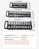 Portable Socket Organizer Set 3PCS 76-Clip Magnetic Socket Tray Metric/SAE