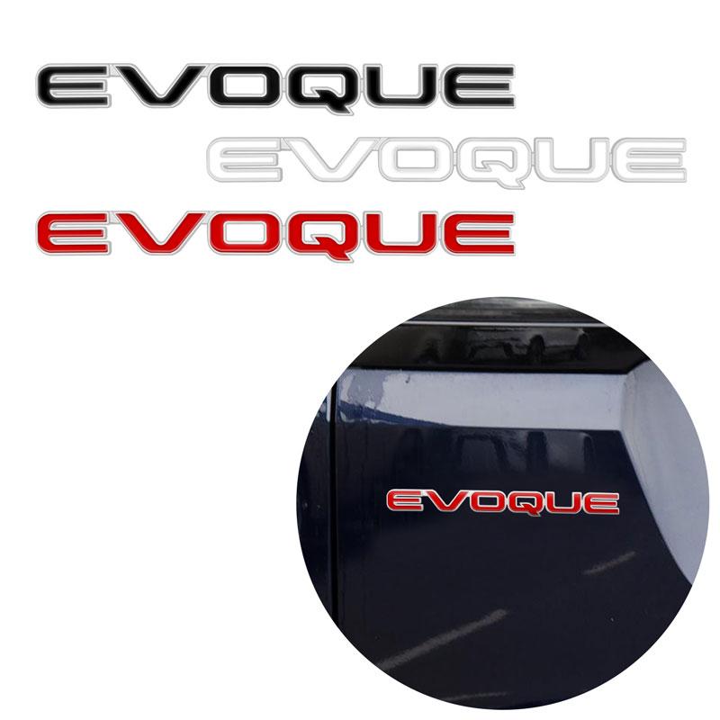 1 шт. 3D Хромированный Металлический Логотип Букв EVOQUE Наклейки Эмблема Значок Наклейка Задняя Дверь Багажника Автомобиля Стайлинг Автомобиля Автоаксессуары