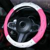 Diamond Inlaid Steering Wheel Cover for Women - Stylish Car Interior Accessory