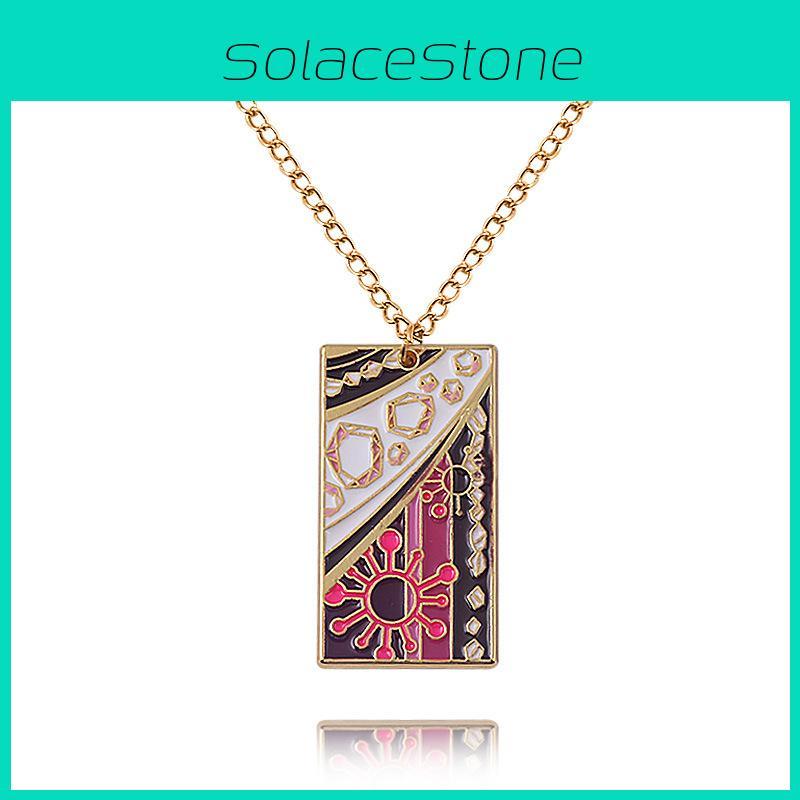 Demon Slayer Kimetsu No Yaiba Tomioka Giyuu Necklace With Pendant And Metal Chain For Cosplay Or Gift