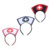 Nurse Hat Headbands Hairbands Cosplay Hair Hoop Headbands Festival Party Hair Accessory for Girls