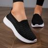 Shoes Women'S And Women'S Large Size Cloth Shoes Breathable Fly-Woven Shoes Soft-Soled Casual Mother Shoes