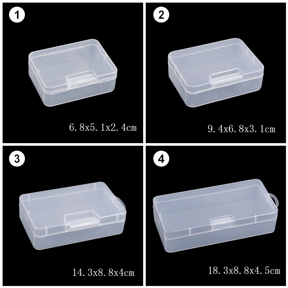 Plastic Clips Boxes Pill Storage Supply Craft Bead Holder Jewelry Diamond Container Storage Box