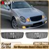 XVIP Chrome Black GTR Style Upper Grille For Mercedes Benz E-Class W211 E320 E350 E55 AMG 2003-06 Racing Grilles Car Accessories