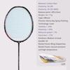 28LBS Badminton Racket Carbon Fiber Man Woman Adult High Elasticity Durable Major Attack Racket Defense Competition Level
