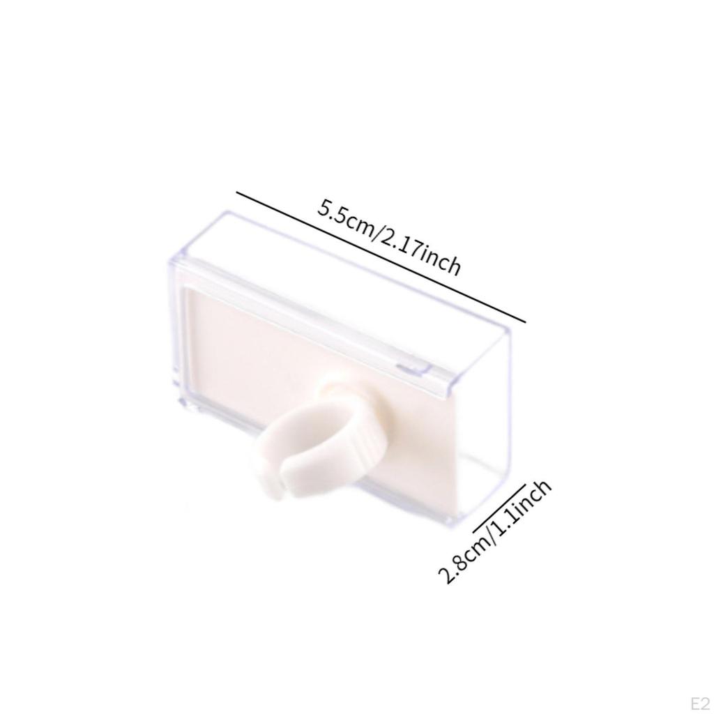 Fake Eyelash Tray Extension Pallet Display Board Mini Multiuse with Dustproof Cover