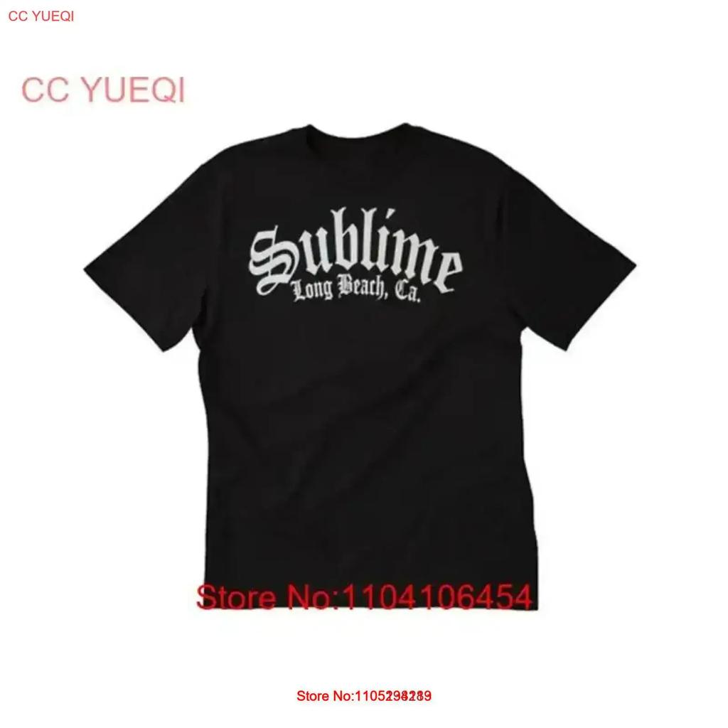 Punk rock band Black sublime Long beach T shirt vintage Washed Top For Everyday Wear Comfortable fashion streetwear vintage