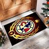 club América Printed Flannel Area Rug Non Slip Soft Polyester Floor Carpet Indoor Decor Mat for Bedroom Living Room Sofa