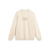 Li Ning Sports Lifestyle Series Letter Pullover Sweatshirt Men Swan-White AWDT387-4