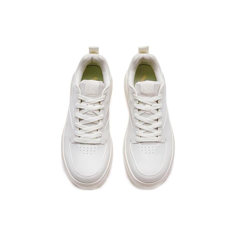 Anta Life Collection Противоскользящие Износостойкие Низкие Кеды для Скейтборда Мужские Белые Кроссовки 912328060-1