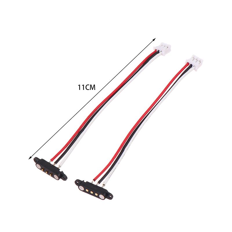 2Pcs 2/3/4Pin Male Female Adapter 2A Magnetic Extension Cable Connector For Rc Models Upgrade Parts Accessories