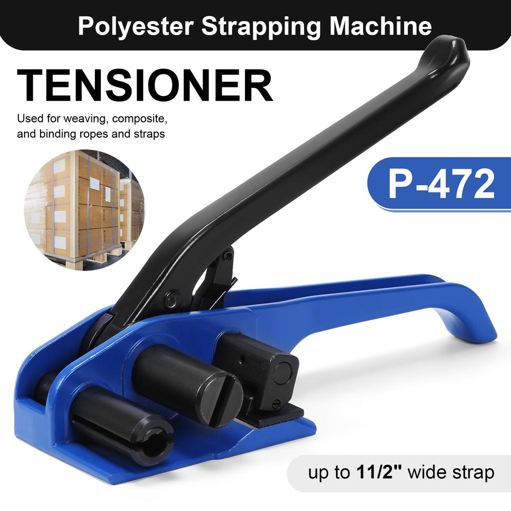 Прочный ручной стягиватель для ленты с встроенным резаком Прочный стягиватель для упаковочной ленты для закрепления упаковки