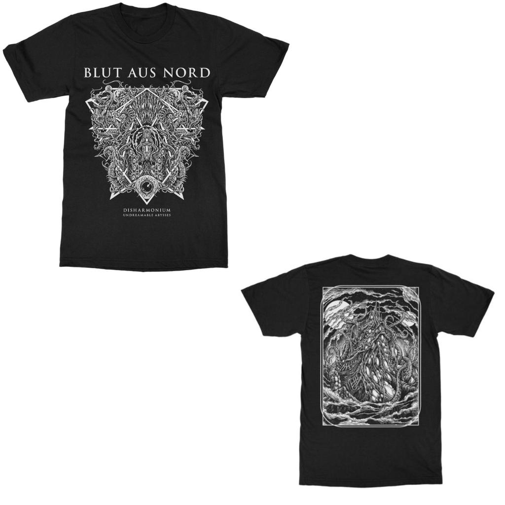 2026 Blut Aus Nord Группа Графическая Хлопковая Футболка Унисекс Летняя С Коротким Рукавом Модный Бренд Футболка Роскошная Повседневная Винтажная Ретро Топ