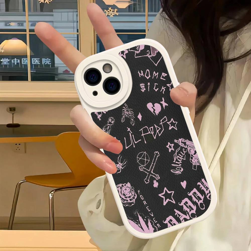 Чехол для телефона singer rapper L-Lil Peep для iPhone 16 15 14 13 12 11 Pro Max Plus Кожаный чехол