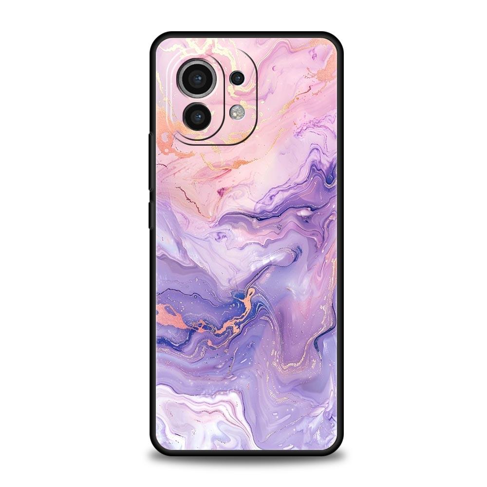 Чехол для телефона для Xiaomi Mi 15 14 14T 13T 12T Pro 12 13 11 Lite 5G 11T X6 X5 Pro Мягкий ТПУ Чехол Модный Мраморный Узор