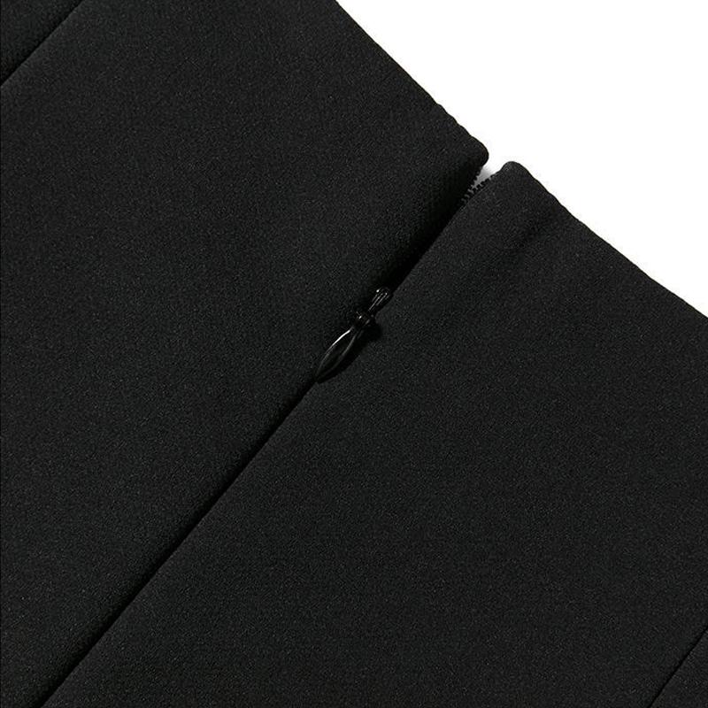 Сексуальные юбки с разрезом, женские черные модные облегающие юбки, универсальная уличная одежда, летняя женская асимметричная мини-сексуальная корейская Y2k