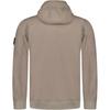 Stone Island FW24 Soft Shell Windproof Waterproof Breathable Hooded Zip Fleece Jacket Unisex jackets Khaki 8115Q0322-V0075