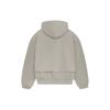 Fear of God Essentials Нейлоновый флисовый свитер с капюшоном Seal/Seal Мужские топы Серый 202SP244325F
