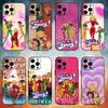 Чехол для телефона Totally Spies Для iPhone17,16,15,14,13,12,11 Plus,Pro Max Мягкий черный чехол