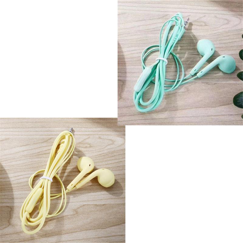 1/2/3pcs 3.5mm Stereo In-Ear Earphone Semi Heavy Bass Wired Headset Earphones with Mic Portable Universal for Xiaomi/Huawei