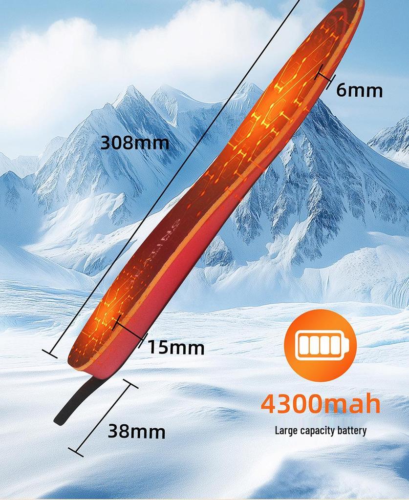 Умные унисекс греющие стельки с управлением через приложение и USB-зарядкой