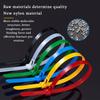 50pcs Loose Slipknot Cable Zip Tie 5*200 Nylon Cable Tie Quality Detachable Bundle