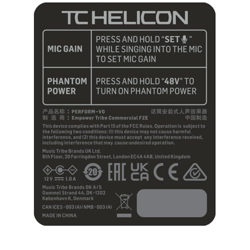 Вокальный процессор TC HELICON PERFORM-VG [Отечественный обычный продукт]