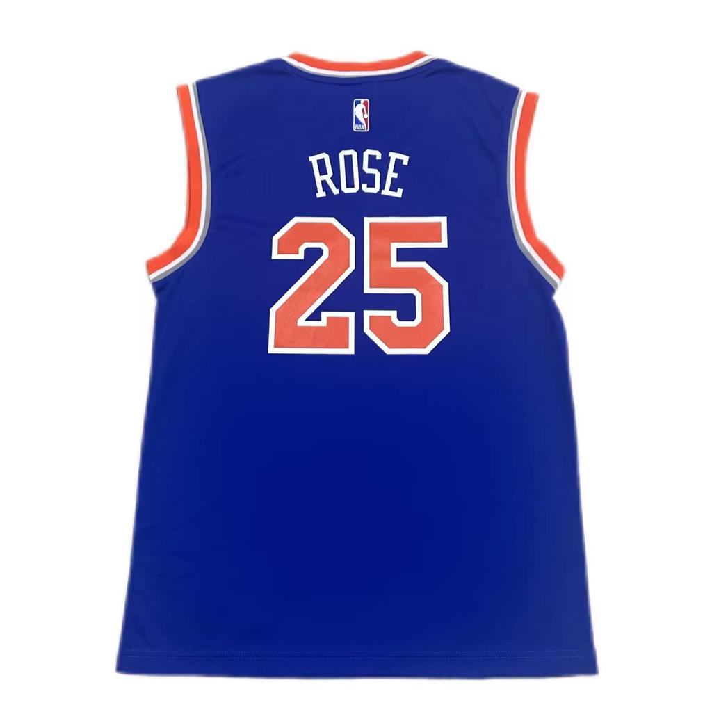 adidas X Коллаборация НБА Knicks Командный Логотип Розы Модная Свободного Кроя Майка для Баскетбола Без Рукавов с Принтом 25 Унисекс майка Синий 7818A-3KB-AEB3257