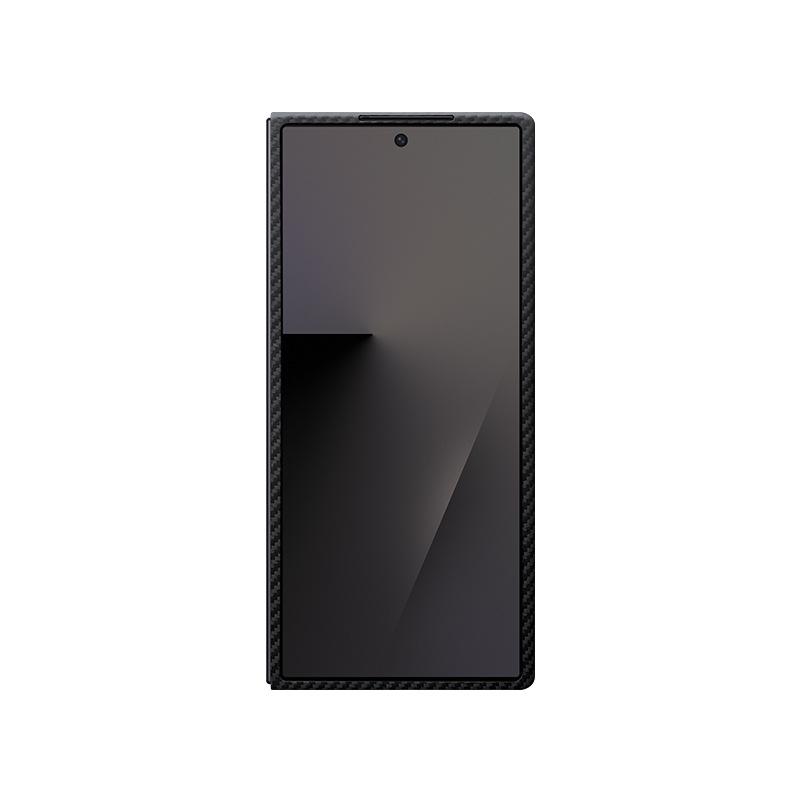 Применимо к Samsung Zfold7 Чехол для мобильного телефона из кевлара Углеродное волокно Fold7 Магнитный чехол для мобильного телефона Защитный чехол от падения