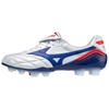 Morelia Wave Comfortable FG (Rubber Long Stud) Non-Slip Durable Soccer Shoes Unisex Soccer Shoes Silver Blue Red P1GA210325