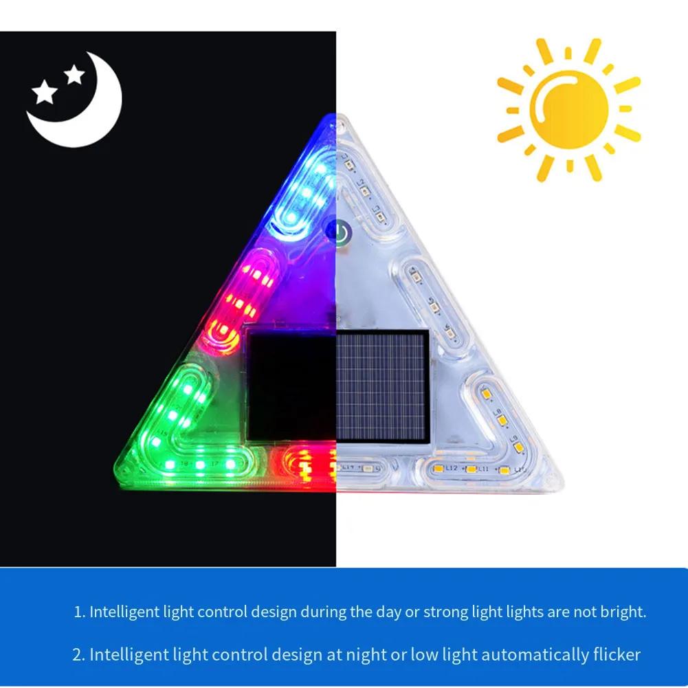 12 В светодиодные сигнальные огни для самолетов, заряжаемые через USB, велосипедный дрон с дистанционным управлением, треугольный автомобильный тормозной фонарь
