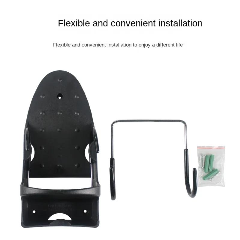 Портативный держатель для утюга, бытовая вешалка для гладильной доски для отеля, черно-белая настенная полка для хранения утюга, принадлежности для домашнего хранения