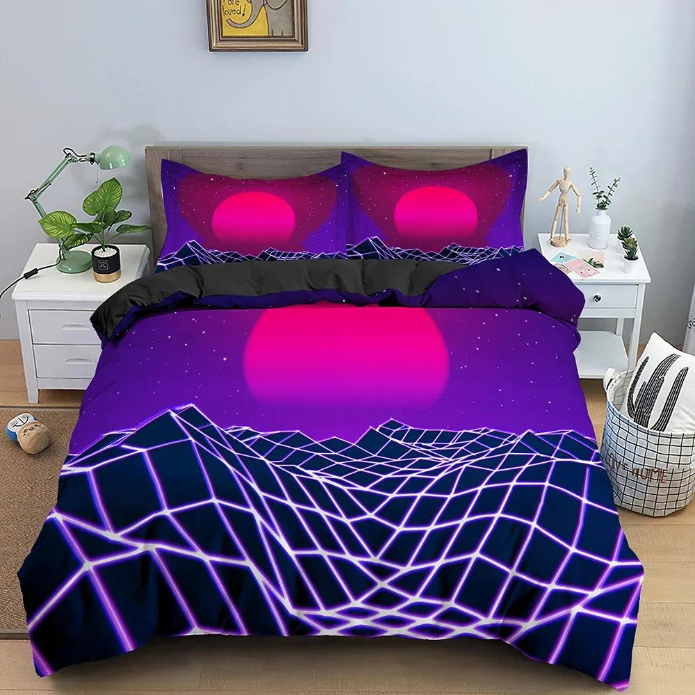 3D Dreamcatcher Duvet Cover Set Abstract Sunset Bedding Set Comforter Cover Single Twin King Queen With Pillowcase Bedclothes