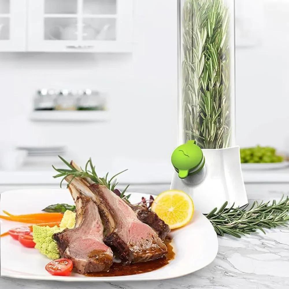 Контейнер для хранения трав, бутылка для консервирования овощей, хранитель свежих трав для хранения на кухне, кинза, мята, петрушка, спаржа