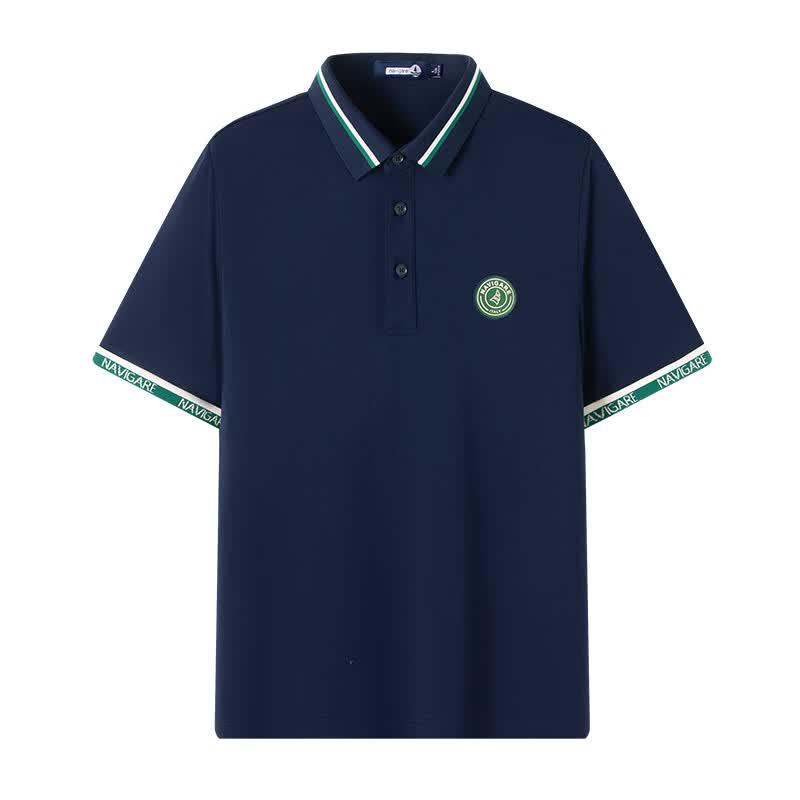 Navigare Men's Quick-Dry Short Sleeve Polo Shirt