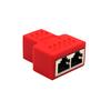 1 To 2 Ports CAT5/6/7 RJ45 Dual Female Splitter LAN Network Internet Adapter