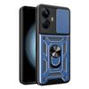 For Realme 10 Pro+ 5G Kickstand Phone Holder Sliding Camera Cover PC+TPU Phone Case