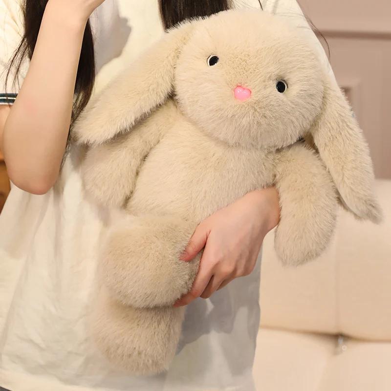 Cartoon Bear Rabbit Elephant Plush Toys Running Animal Stuffed Baby Doll Soft Pillow Children Appease Sleep Hug Doll Xmas Gifts
