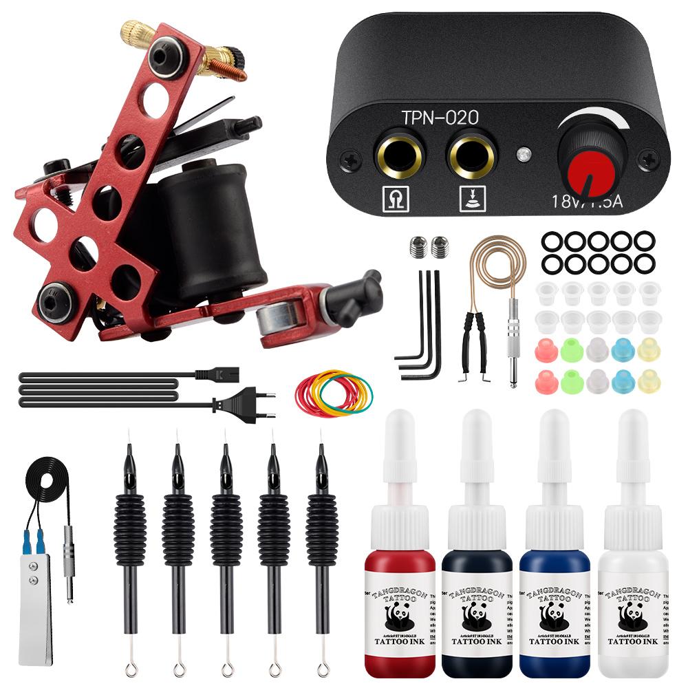 Набор тату-машинок PHOENIXY с иглами питания и чернилами для боди-арта
