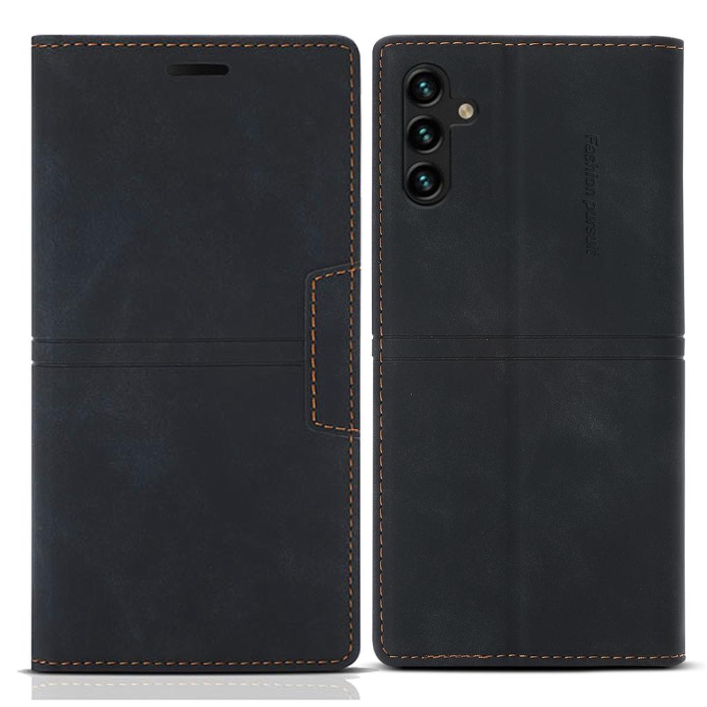 For Samsung Galaxy A35 5G Cell Phone Case Magnetic Auto Closing Flip Stand Wallet Leather Cover