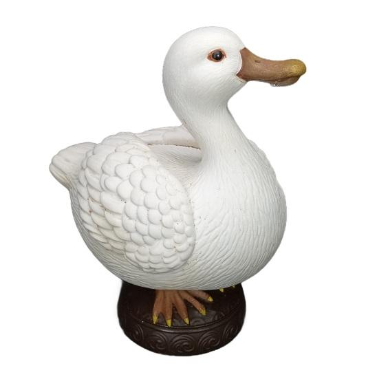 1/2Pcs Magnetic Beak Duck Statue Key Holder Resin Duck Figurine Key Hanger Home Office Animal Sculpture Desktop Decoration Ornament