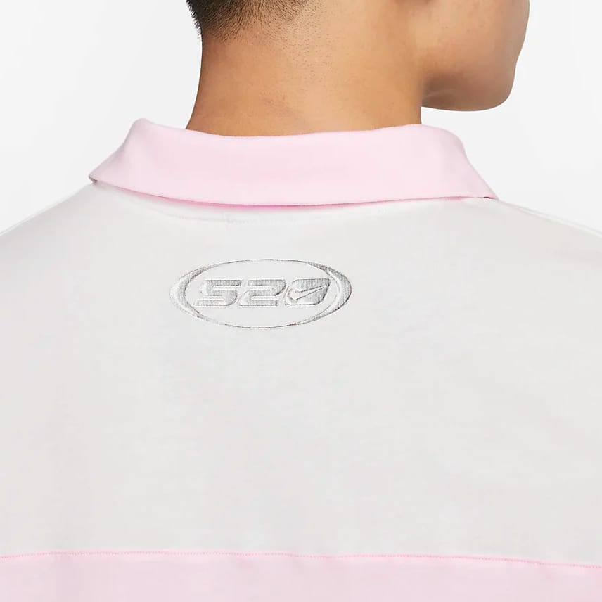 Nike Мужская спортивная рубашка-поло с цветовыми блоками Розовый FN3694-125