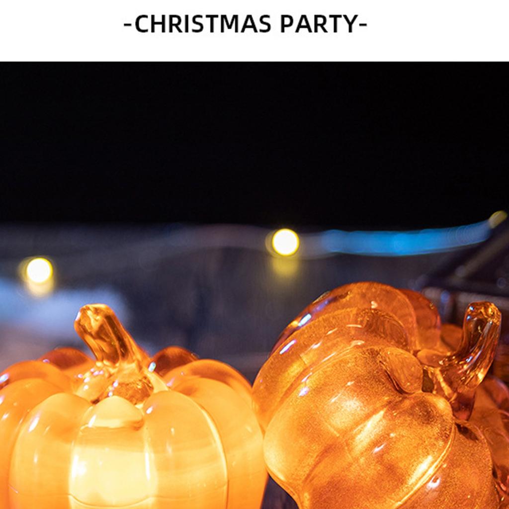 Украшения на Хэллоуин, огни, встроенный источник питания, украшения для рабочего стола Jack O, огни для декора вечеринки в помещении или на улице